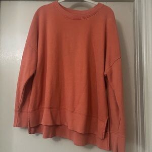 Time and Tru Women's Orange Sweatshirt